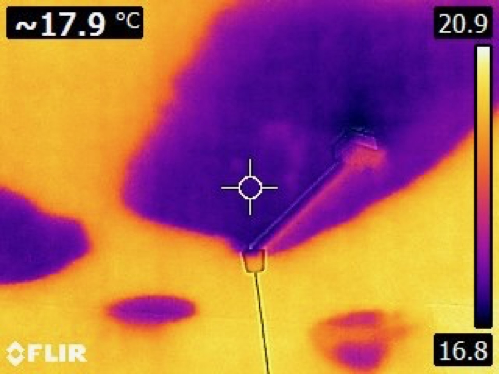Water damage from an undetected leak